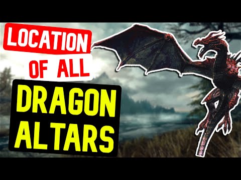 Location Of ALL Dragon Altars! | TES V: Skyrim
