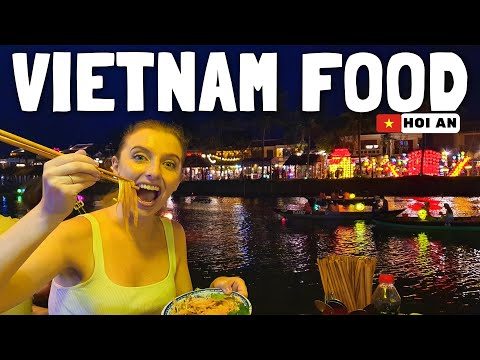 HOI AN - FOOD TOUR (MELHOR prato de macarrão no Vietnã, Egg Coffee e uma famosa loja Bahn Mi)