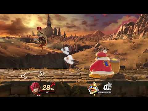 Roy Vs King Dedede on Bridge of Eldin (Super Smash Bros Ultimate)