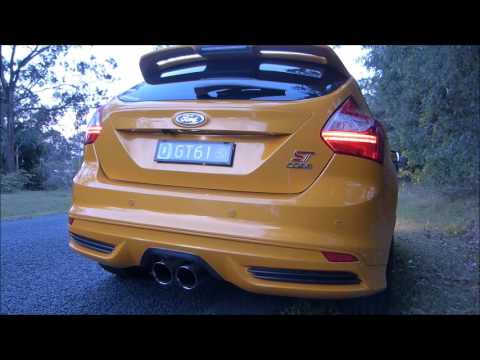 2014 Focus ST COBB Catback Exhaust vs Stock