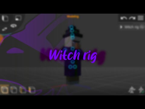 CreeperCoastal 3D art - Witch rig for Prisma3D! / Rigged Minecraft mobs for Prisma3D #17
