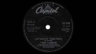 Tina Turner - Let&#39;s Stay Together (Single Edit)
