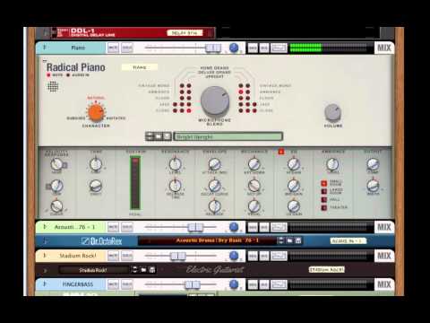 Radical Piano Bright Upright Preset   Ballad   Reason Rack Extension