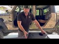 Combat Off Road Rear Full Metal Jacket Half Doors, Aluminum - Raw - JT