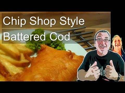 Chip Shop Style Battered Cod