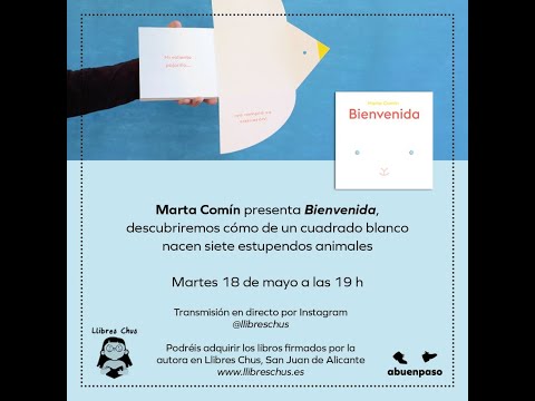 Marta Comín habla de "Bienvenida" con Llibres Chus