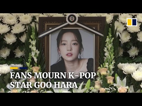 Fans mourn death of 28-year-old K-pop singer Goo Hara