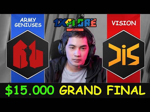 $15.000 GRAND FINAL - Army Geniuses Mansion vs Team Vision 1XPLORE Asia Dota 2