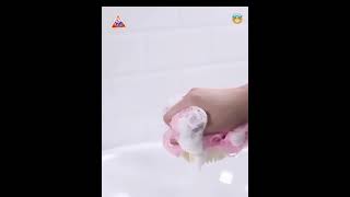 Soft Double-Sided Long Handle Bath Brush