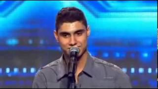 Emotiva audición de Emmanuel Kelly Factor X (Australia)  cantando IMAGINE
