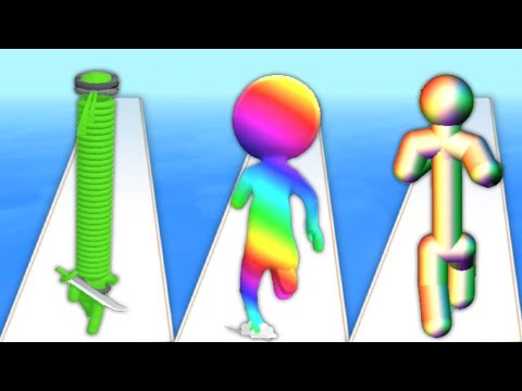 LONG NECK RUN vs SIZE UP vs TALL MAN RUN - Triple Game