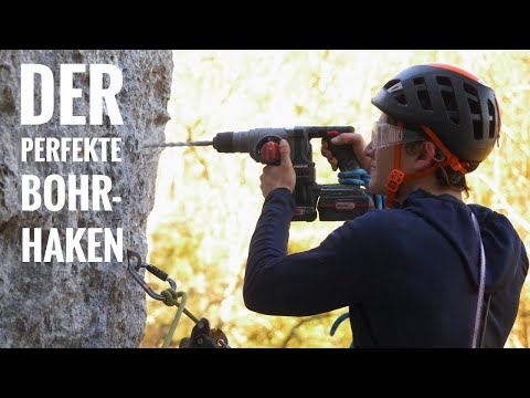 How to place the perfect bolt! This is how climbing routes are bolted and refurbished.