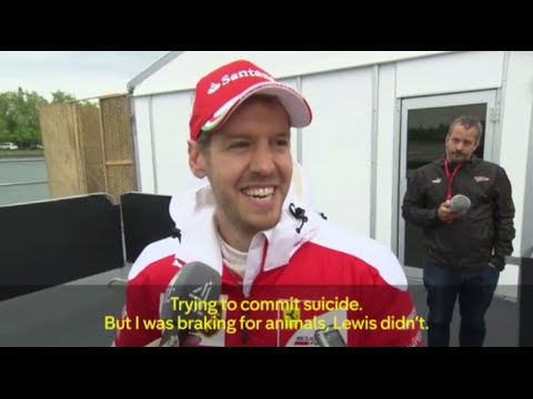 F1 2016 Canadian GP - Sebastian Vettel again talks seagulls, in an interview after the race