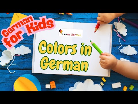 Learn German with Kids | Farben | Colours🎨🌈   | Learn German Vocabulary | Wortschatz