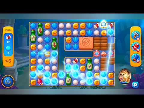 фишдом 2022 # 10624 уровень - прохождение без бустеров # Fishdom,  10624  level - no Boosters.