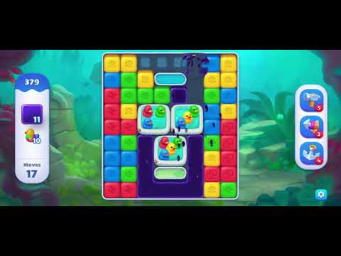 FISHDOM BLAST LEVEL 379 ~ No boosters