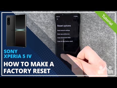 Sony Xperia 5 IV - How to reset to factory settings • 📱 • 🅧 • ⏬ • | Tutorial