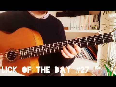 Gypsy Jazz Licks - Lick  Of The Day #27 - E7  Lick