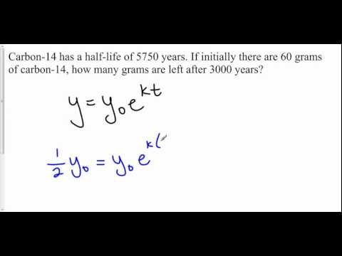 Exponential Decay: Half Life