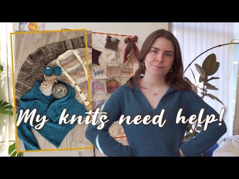 Fixing knits so I wear them more! + what can I do with the leftover yarn?