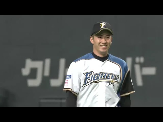 【1回表】今季初先発のファイターズ・斎藤佑 3者凡退の立ち上がり!! 2016/6/29 F-L