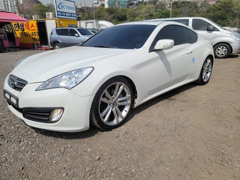 21 0421 GENESIS COUPE 9U006255 WHITE  NAVI SMART KEY SUNROOF