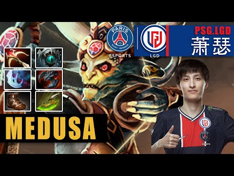 Medusa Safelane | PSG.LGD.Ame | AME LOVES THIS SUPER IMBA MEDUSA BUILD | 7.31b Gameplay Highlights