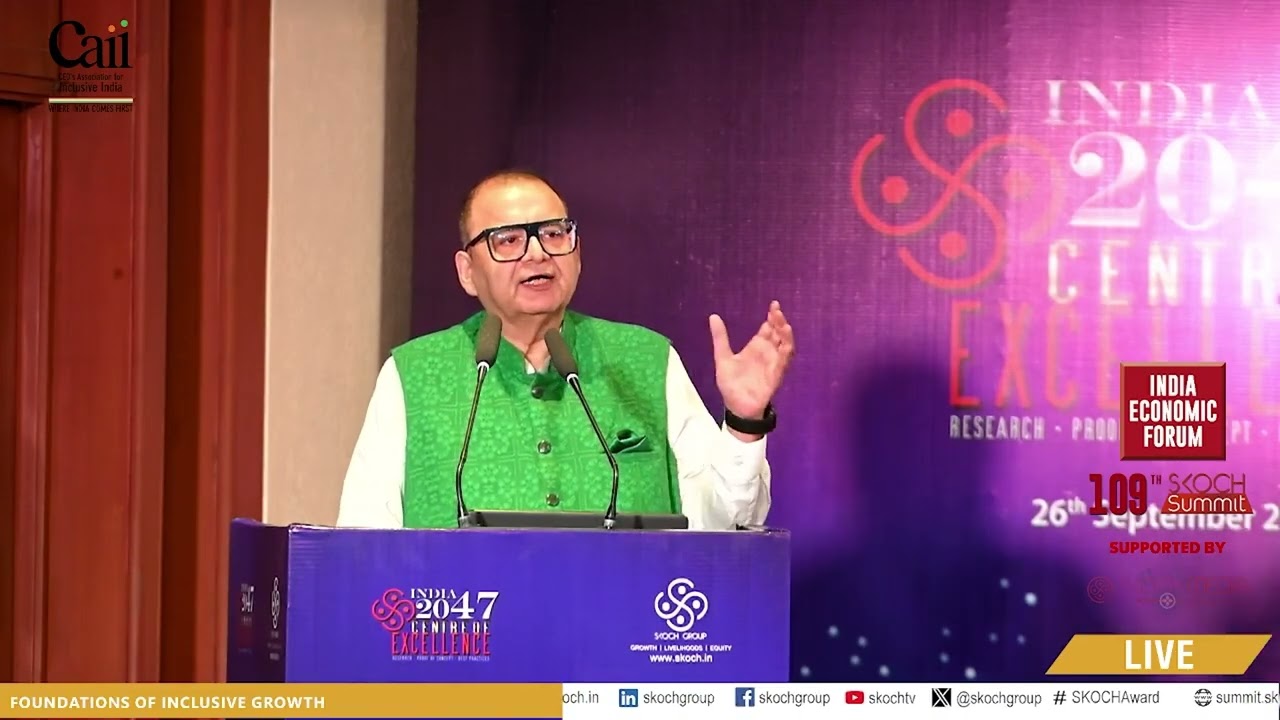 Mr Sameer Kochhar, Chairman, SKOCH Group | 109 Summit