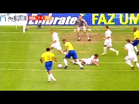 Brazil vs New Zealand 4 0   Friendly 2006   Full Highlights English Commentary
