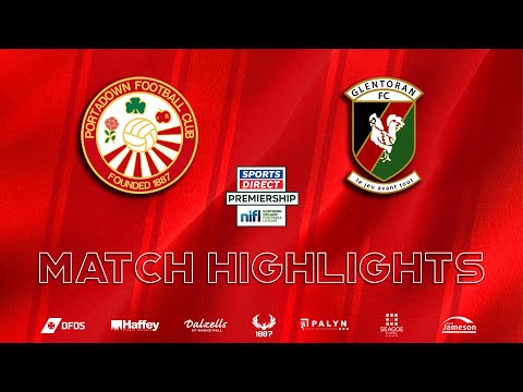 Portadown 1 - 2 Glentoran | Sports Direct Premiership | 17/08/24
