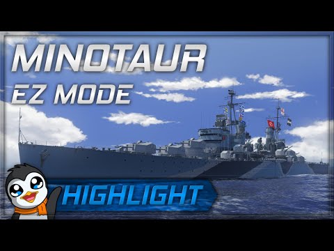 World of Warships - Warum ist das so einfach?! - Minotaur [Stream Highlight]