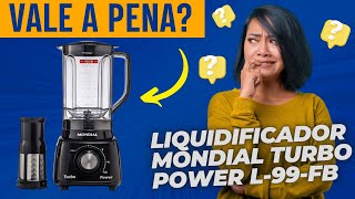 Liquidificador Mondial Turbo Power L-99-FB: Vale a pena?/É bom?/Review
