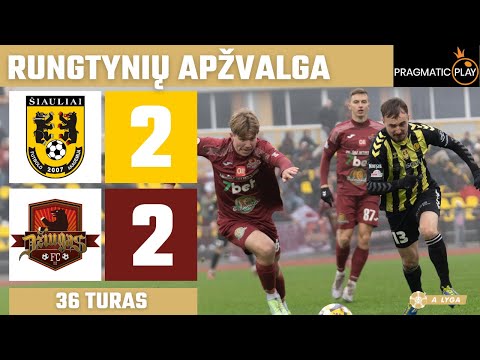 36 turo santrauka: FA „Šiauliai“ – „Džiugas“ (2025-11-08)
