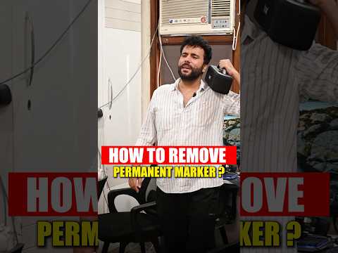 How To Remove Permanent Ink I Science Experiment