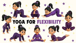 Kids Yoga | Easy Kids Yoga Exercises | Yoga for Children | Kids Yoga for Flexibility with Jojo