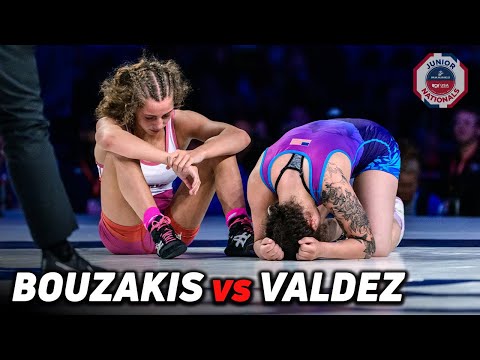Junior Final 100lbs - Jaclyn Bouzakis, PA vs Katey Valdez, CO | 2025 Junior Nationals