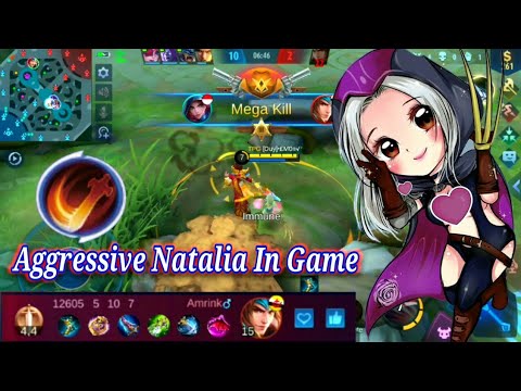 Natalia Top 1 Build - Aggressive side line | Natalia GamePlay.