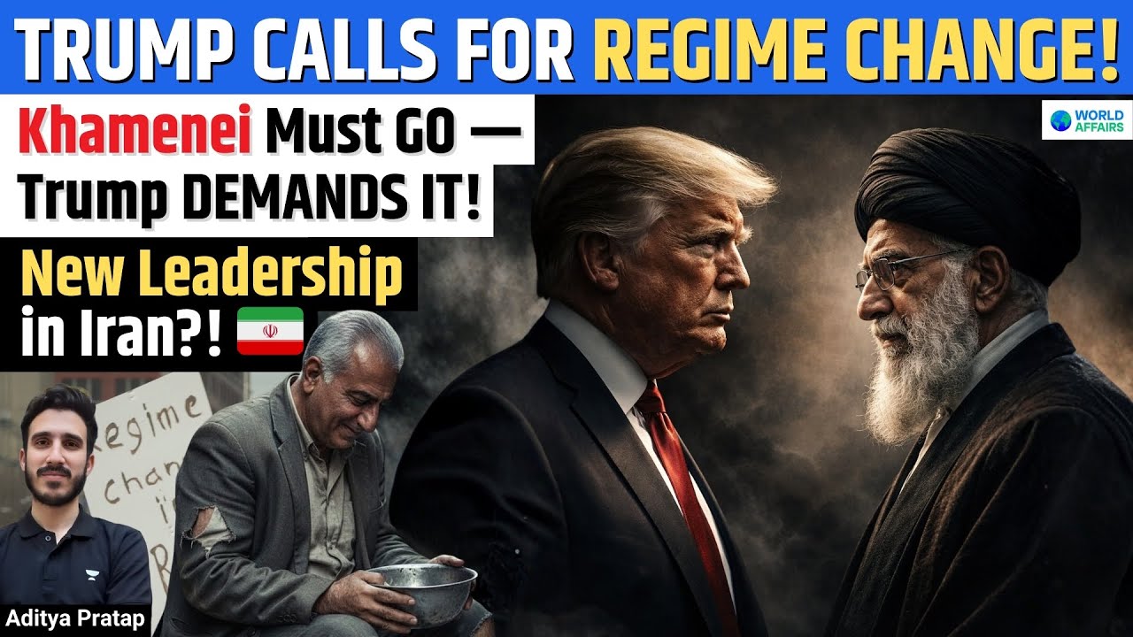 Trump Calls for End of Khamenei Rule | “Time for New Leadership in Iran”