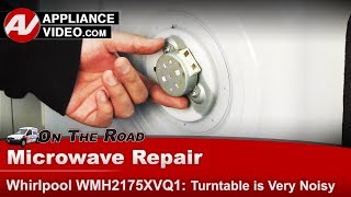 Whirlpool Microwave Repair - Turntable Making Noise - Turntable Motor Diagnostic & Repair