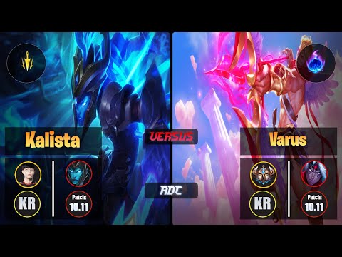Viper KALISTA (ADC) [Lethal Tempo] VS VARUS - Challenger KR Patch 10.11