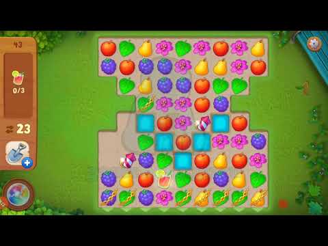 Gardenscapes New Updated Walkthrough Level 43