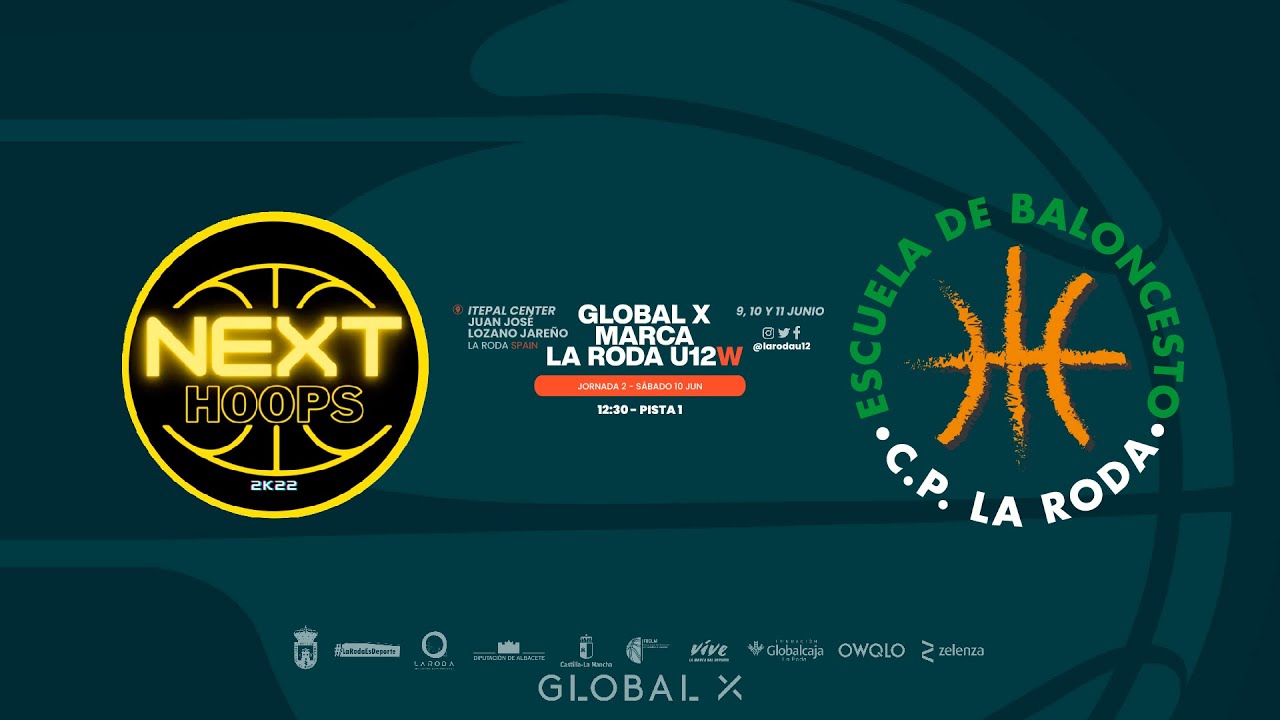 U12F.  NEXT HOOPS vs CP LA RODA.- Torneo Global X La Roda Future Stars Fem. 2023