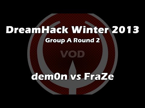 dem0n vs FraZe - DreamHack Winter 2013 Group A Round 2 (Quake Live VOD)