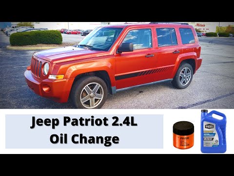 07-17 Jeep Patriot 2.4L Oil Change with Reset Procedure!