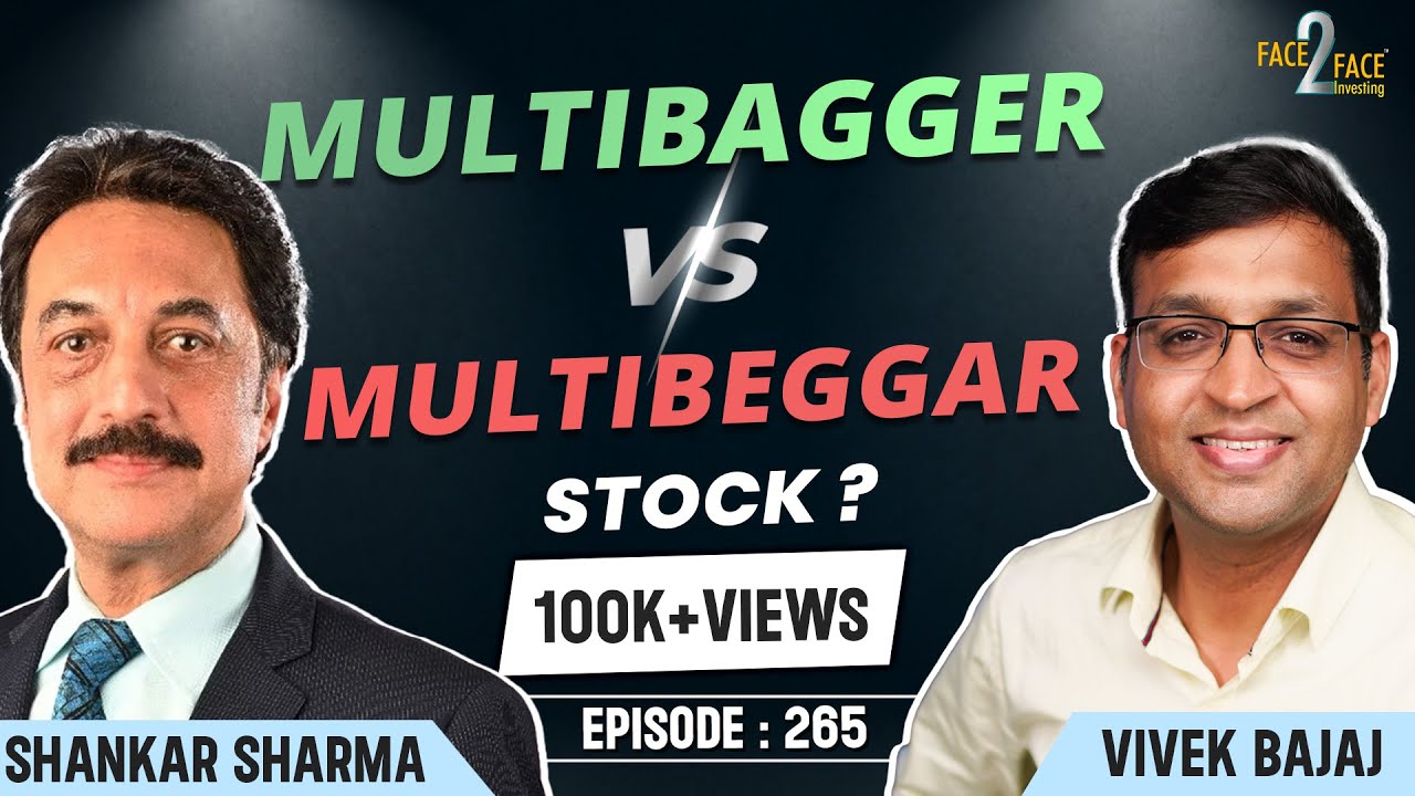 How to Find Multibagger Stocks & Avoid Multibeggar Stocks ?? #Face2Face with Shankar Sharma