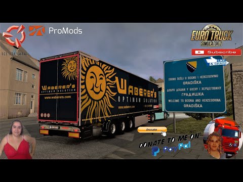Euro Truck Simulator 2 (1.38) Road to Banja Luka Bosnia Erzegovina Volvo FH13 + DLC's & Mods