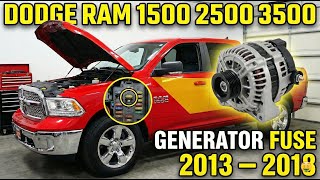How to Fix Charging Issues: 2013-2018 Ram Truck Generator Fuse Check