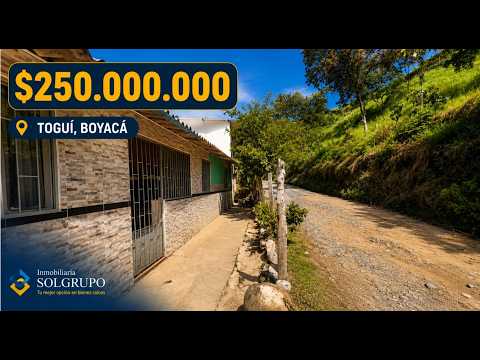 🌿🏡 ¡FINCA RURAL PRODUCTIVA EN VENTA – TOGÜÍ, BOYACÁ! ☕