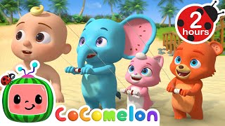 JJ and Animal Friends' Beach Day Adventure! Surfing, Kites, More Fun Activities! | Animal Adventure