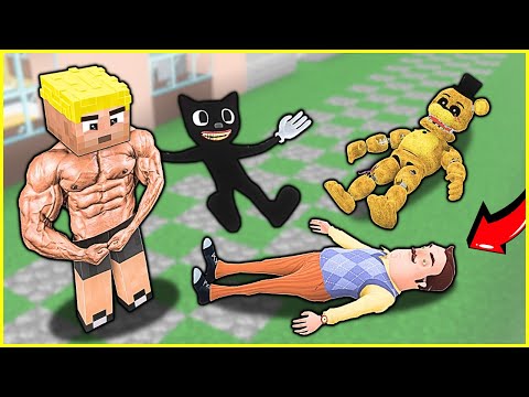 EFEKAN KASLI OLDU VE KÖTÜ YARATIKLARI DÖVDÜ!😱 - Minecraft